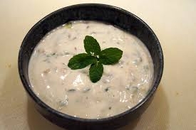 Apple mint raita