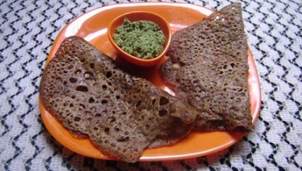 Crunchy Ragi Dosa