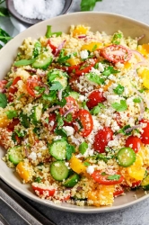 Refreshing couscous salad for summer