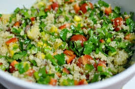 sweet chilli quinoa salad