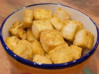  Air fried tofu