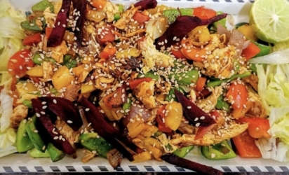 Chicken tikka salad